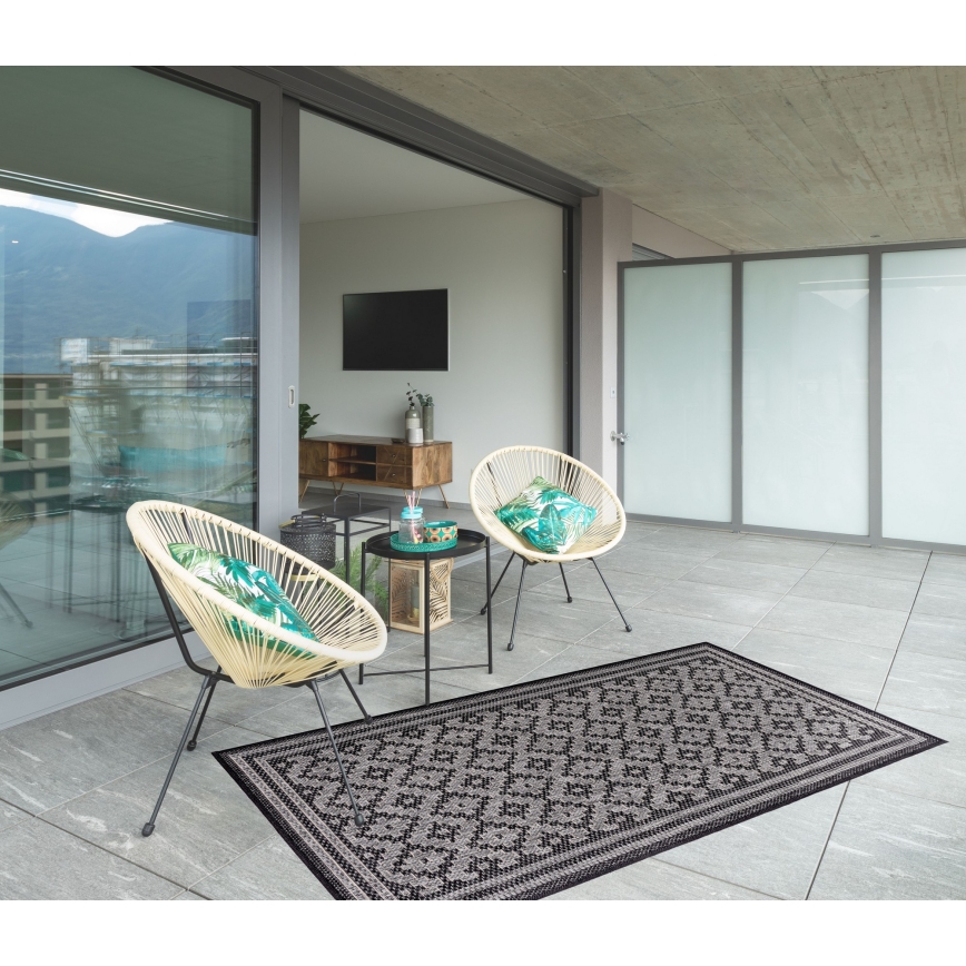 Venkovní koberec EXPRESS NEW OUTDOOR 160x220 cm antracit