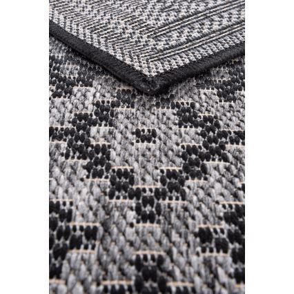 Venkovní koberec EXPRESS NEW OUTDOOR 160x220 cm antracit/šedá