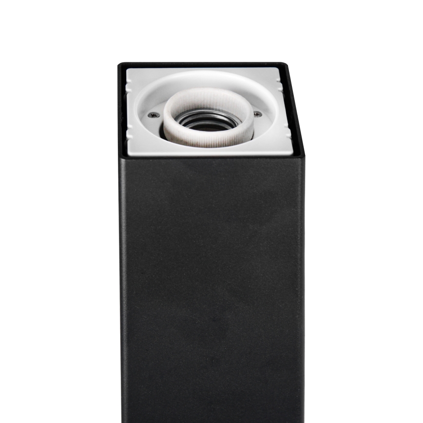 Venkovní lampa 1xE27/40W/230V IP44 50 cm černá/kouřová