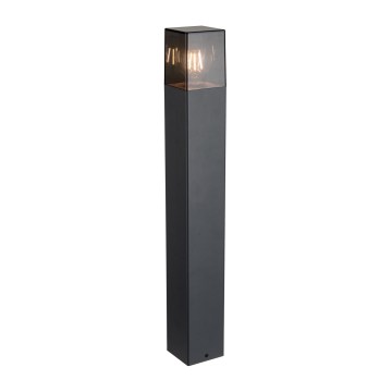 Venkovní lampa 1xE27/40W/230V IP44 80 cm černá/kouřová