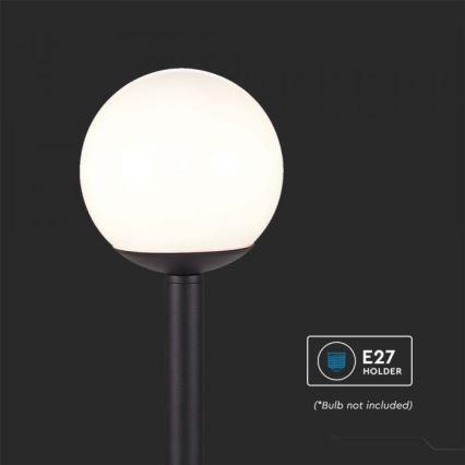 Venkovní lampa 1xE27/60W/230V IP44 97 cm černá