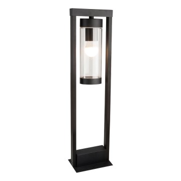 Venkovní lampa 1xE27/60W/230V IP44 černá/kouřová hnědá