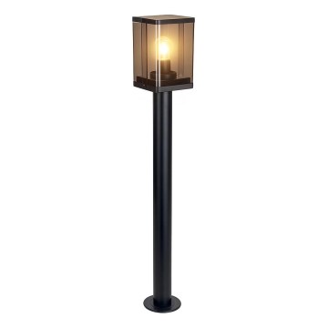Venkovní lampa 1xE27/60W/230V IP44 černá/kouřová hnědá