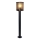 Venkovní lampa 1xE27/60W/230V IP44 černá/kouřová hnědá