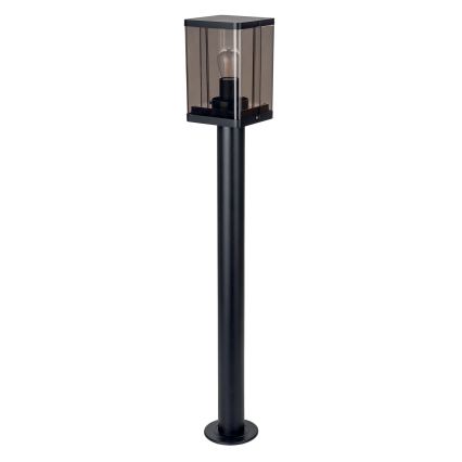 Venkovní lampa 1xE27/60W/230V IP44 černá/kouřová hnědá
