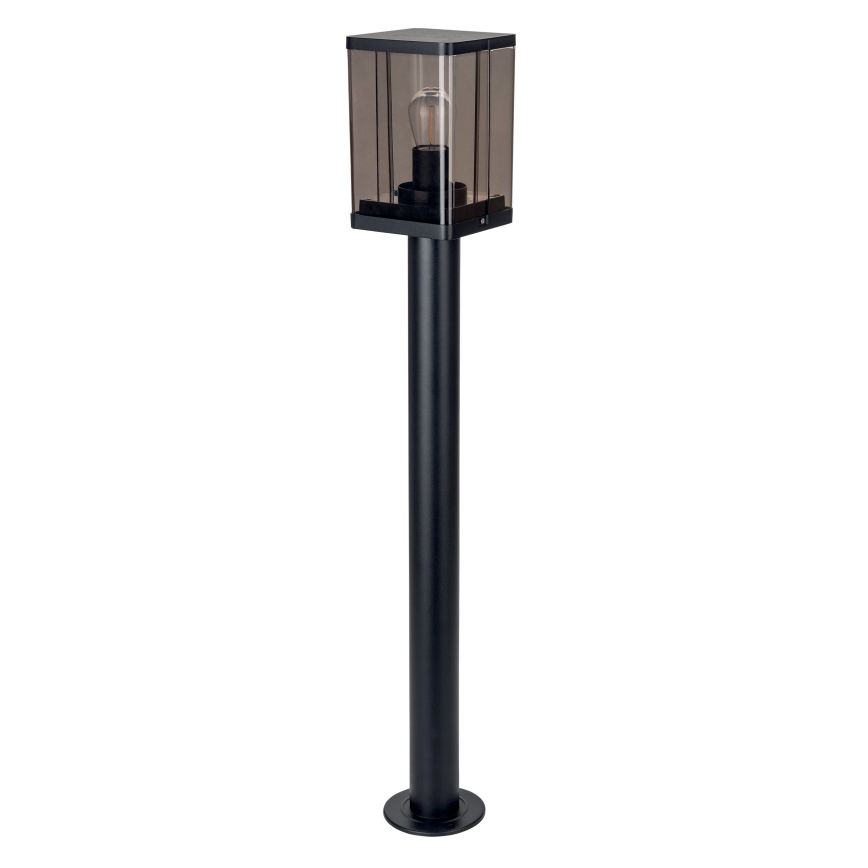 Venkovní lampa 1xE27/60W/230V IP44 černá/kouřová hnědá
