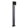 Venkovní lampa 1xGU10/10W/230V IP44 80 cm černá