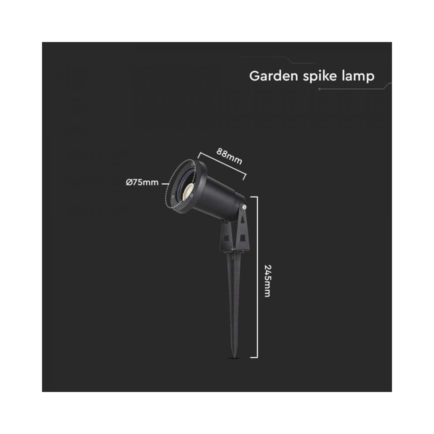 Venkovní lampa 1xGU10/35W/230V IP65