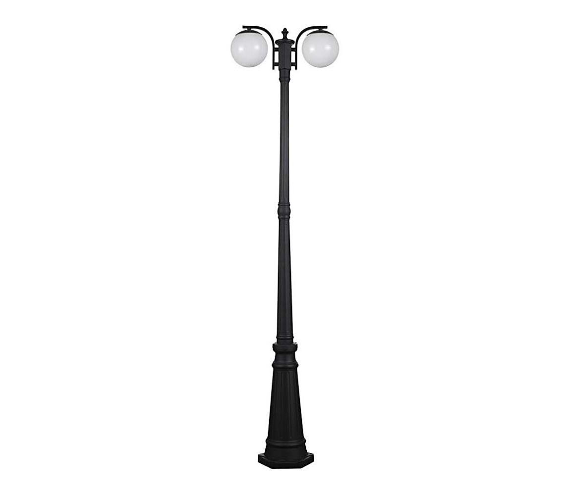  Venkovní lampa 2xE27/60W/230V IP44 199 cm černá 