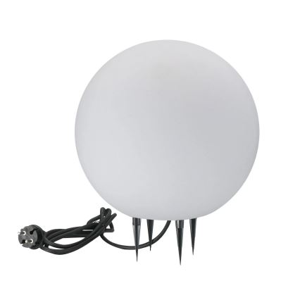 Venkovní lampa ARGENTO 1xE27/15W/230V pr. 30 cm IP65 bílá