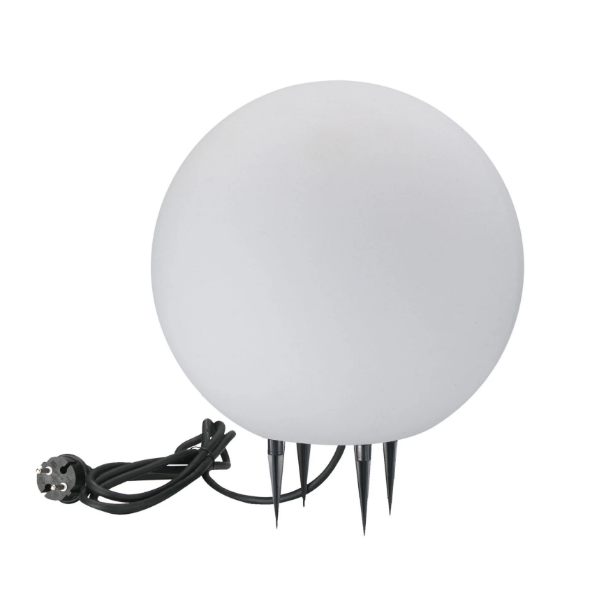 Venkovní lampa ARGENTO 1xE27/15W/230V pr. 30 cm IP65 bílá