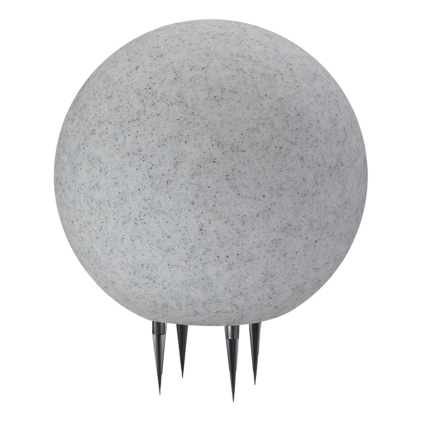 Venkovní lampa ARGENTO 1xE27/15W/230V pr. 30 cm IP65 šedá