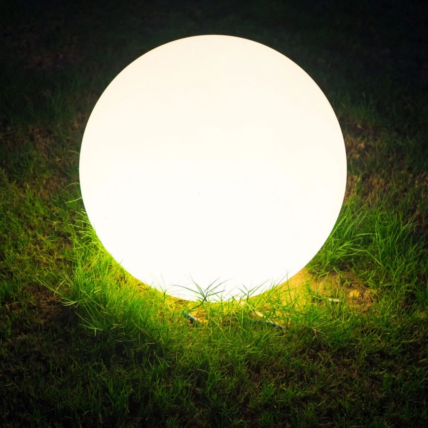 Venkovní lampa ARGENTO 1xE27/15W/230V pr. 40 cm IP65 bílá