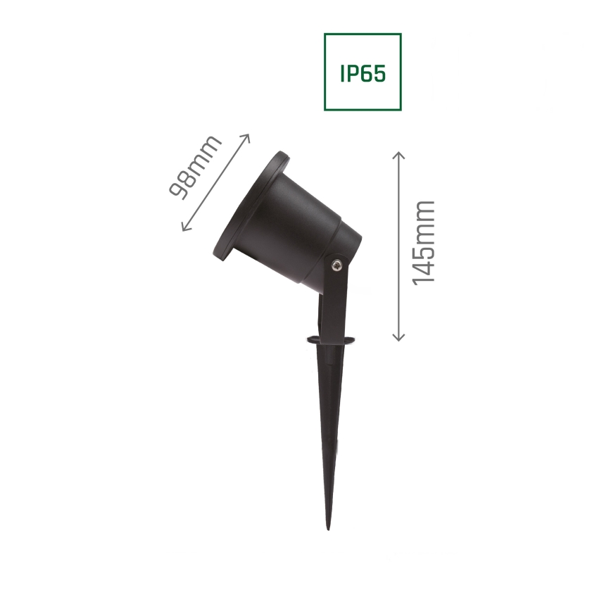 Venkovní lampa FLORI 1xGU10/6W/230V IP65