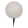 Venkovní lampa KULA 1xE27/60W/230V pr. 35 cm IP44 bílá