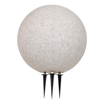Venkovní lampa KULA 1xE27/60W/230V pr. 40 cm IP44 šedá