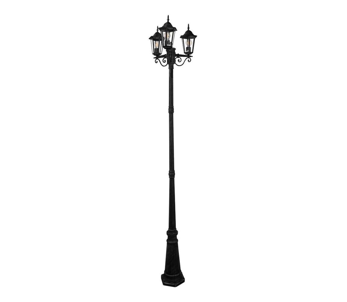 Polux Venkovní lampa LIGURIA 3xE27/60W/230V IP43 2,5m SA1175