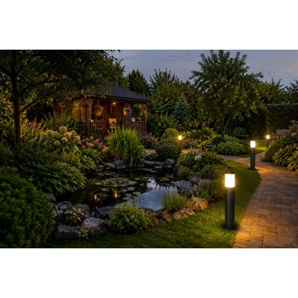Venkovní lampa LOPPA 1xE27/60W/230V 45 cm IP44 černá