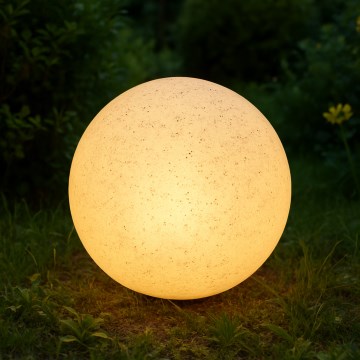 Venkovní lampa LUMISTONE 1xE27/15W/230V IP65 pr. 25 cm