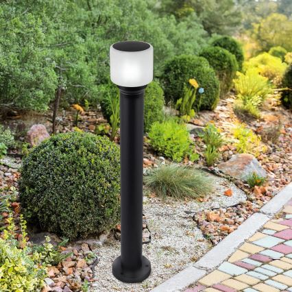 Venkovní lampa MADRID 1xE27/12W/230V 80 cm IP44 černá