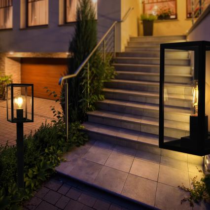 Venkovní lampa MALMO 1xE27/15W/230V černá IP44