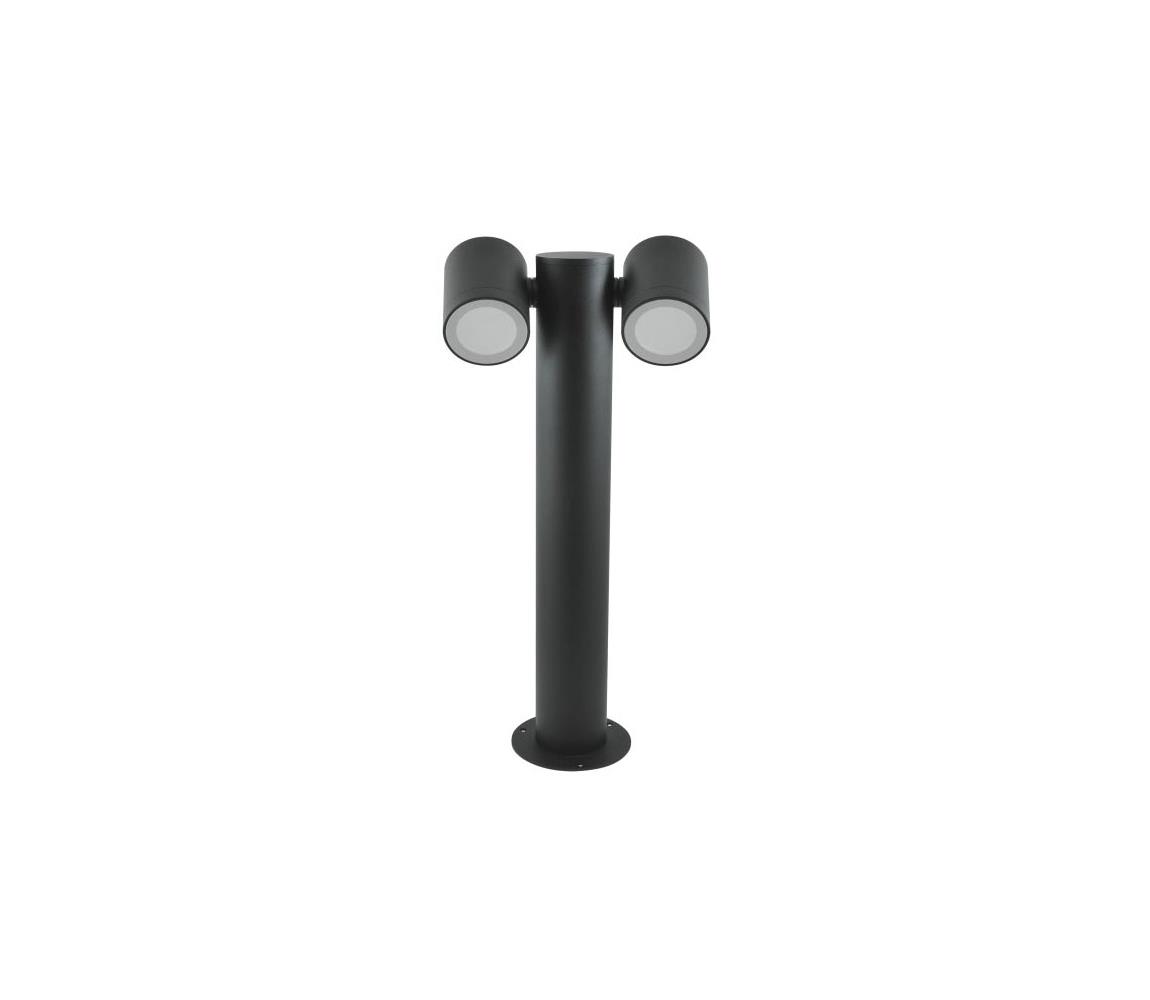 Polux Venkovní lampa PINO 2xGU10/10W/230V IP44 44 cm SA1439