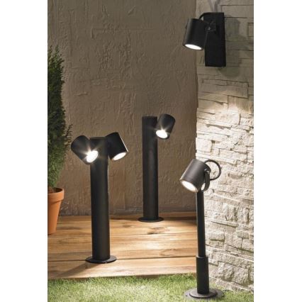 Venkovní lampa PINO 2xGU10/10W/230V IP44 44 cm