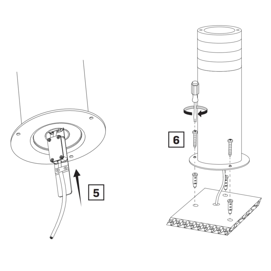 Venkovní lampa RINO 1xE27/12W/230V IP54 44 cm černá