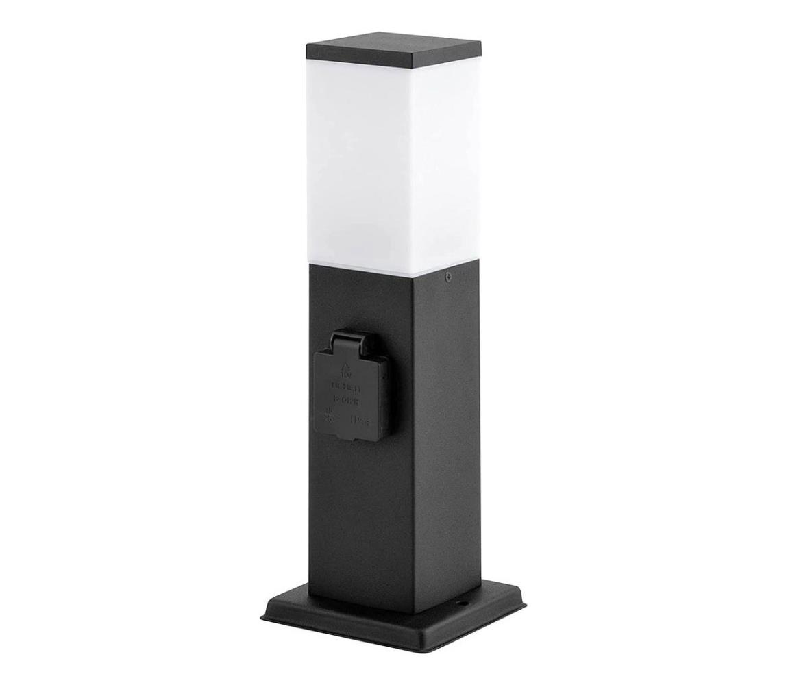 Výrobce po 1 ks Venkovní lampa se 2 zásuvkami 1xE27/20W/230V antracit IP44 P5464