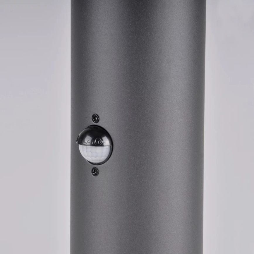 Venkovní lampa se senzorem DALLAS 1xE27/12W/230V IP44
