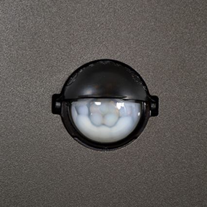 Venkovní lampa se senzorem NEW YORK 1xE27/12W/230V IP44 44 cm antracit