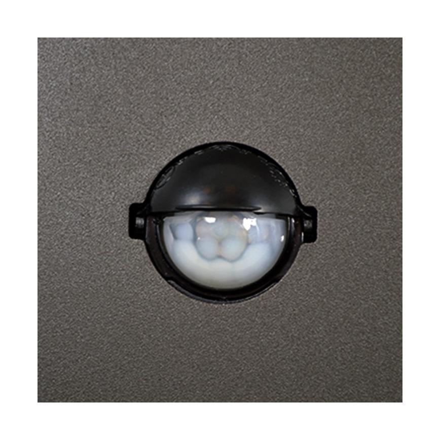 Venkovní lampa se senzorem NEW YORK 1xE27/12W/230V IP44 44 cm antracit