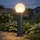 Venkovní lampa se senzorem pohybu a soumraku STONO 1xE27/15W/230V 50 cm IP65 antracit