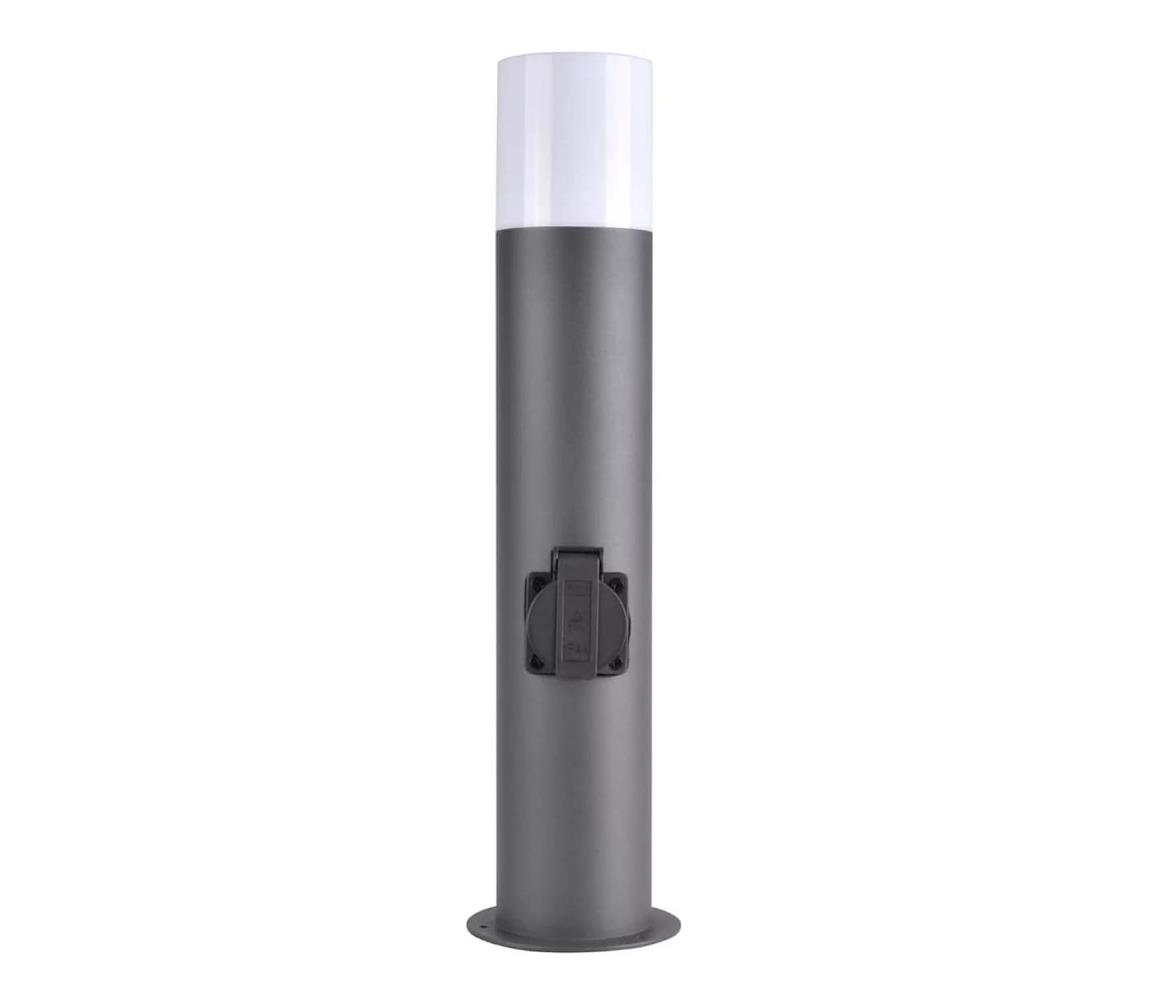 Polux Venkovní lampa se zásuvkou DALLAS 1xE27/12W/230V IP44 SA1507