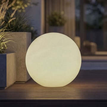Venkovní lampa STONO 1xE27/20W/230V pr. 30 cm IP65 bílá
