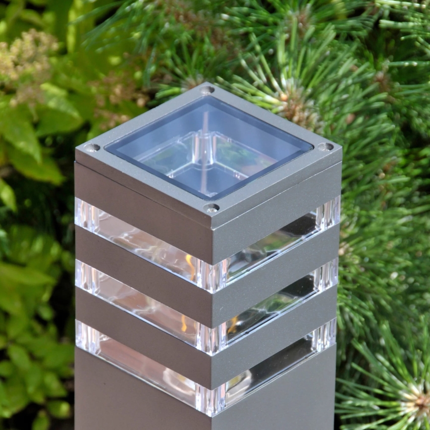 Venkovní lampa TEKSAS 1xE27/12W/230V IP44 44 cm grafit