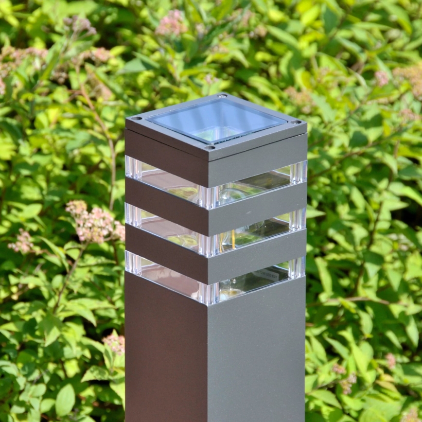 Venkovní lampa TEKSAS 1xE27/12W/230V IP44 44 cm grafit