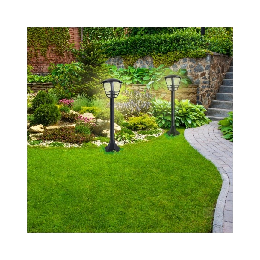 Venkovní lampa TEVIO 1xE27/60W/230V IP54 97 cm černá