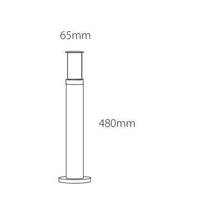 Panlux ZTR-1045 - Venkovní lampa TORCH 1xE14/11W/230V