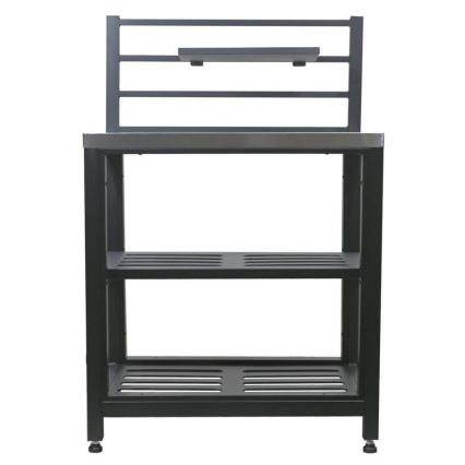 Venkovní modul stůl 80x47x123 cm černá/nerez