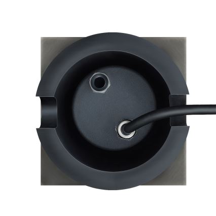 Venkovní nájezdové svítidlo LUKKA CONNECT 1xGU10/4W/230V IP67 matný chrom hranatý