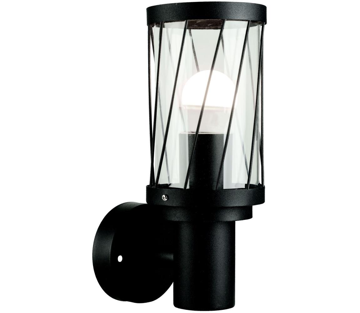 Eurolamp Venkovní nástěnná lampa 1xE27/15W/230V IP44 černá 