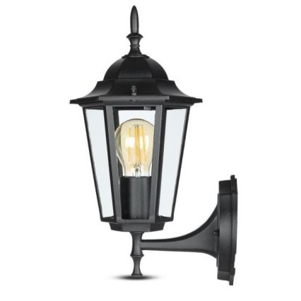 Venkovní nástěnná lampa 1xE27/40W/230V IP44 černá