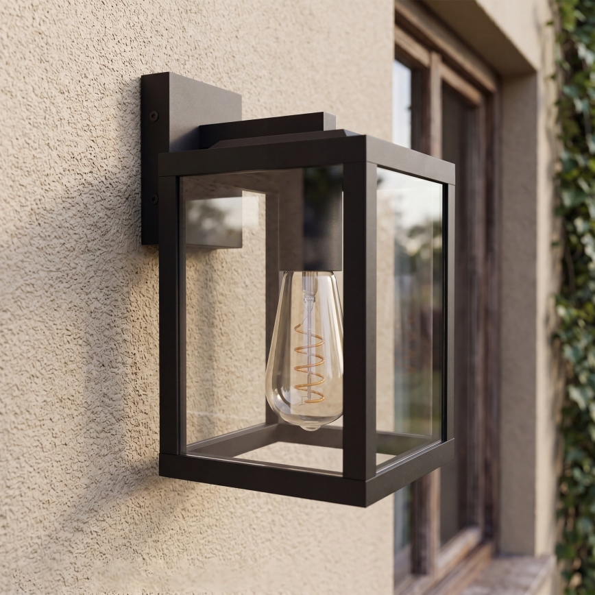 Venkovní nástěnná lampa 1xE27/40W/230V IP54 černá