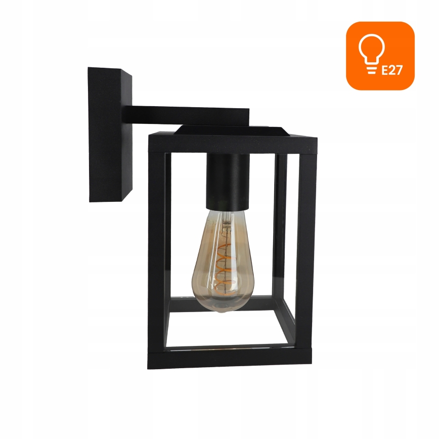 Venkovní nástěnná lampa 1xE27/40W/230V IP54 černá