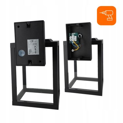 Venkovní nástěnná lampa 1xE27/40W/230V IP54 černá