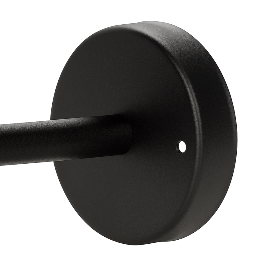 Venkovní nástěnná lampa 1xE27/60W/230V IP44 černá/kouřová hnědá
