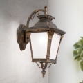 Venkovní nástěnná lampa AIKO 1xE27/60W/230V IP23 bronz/patina