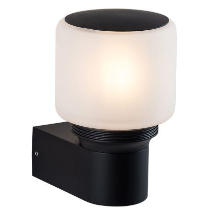 Venkovní nástěnná lampa MADRID 1xE27/12W/230V IP44 černá