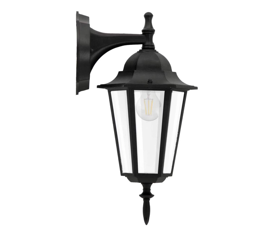 Polux Venkovní nástěnné svítidlo 1xE27/60W/230V černá SA0139